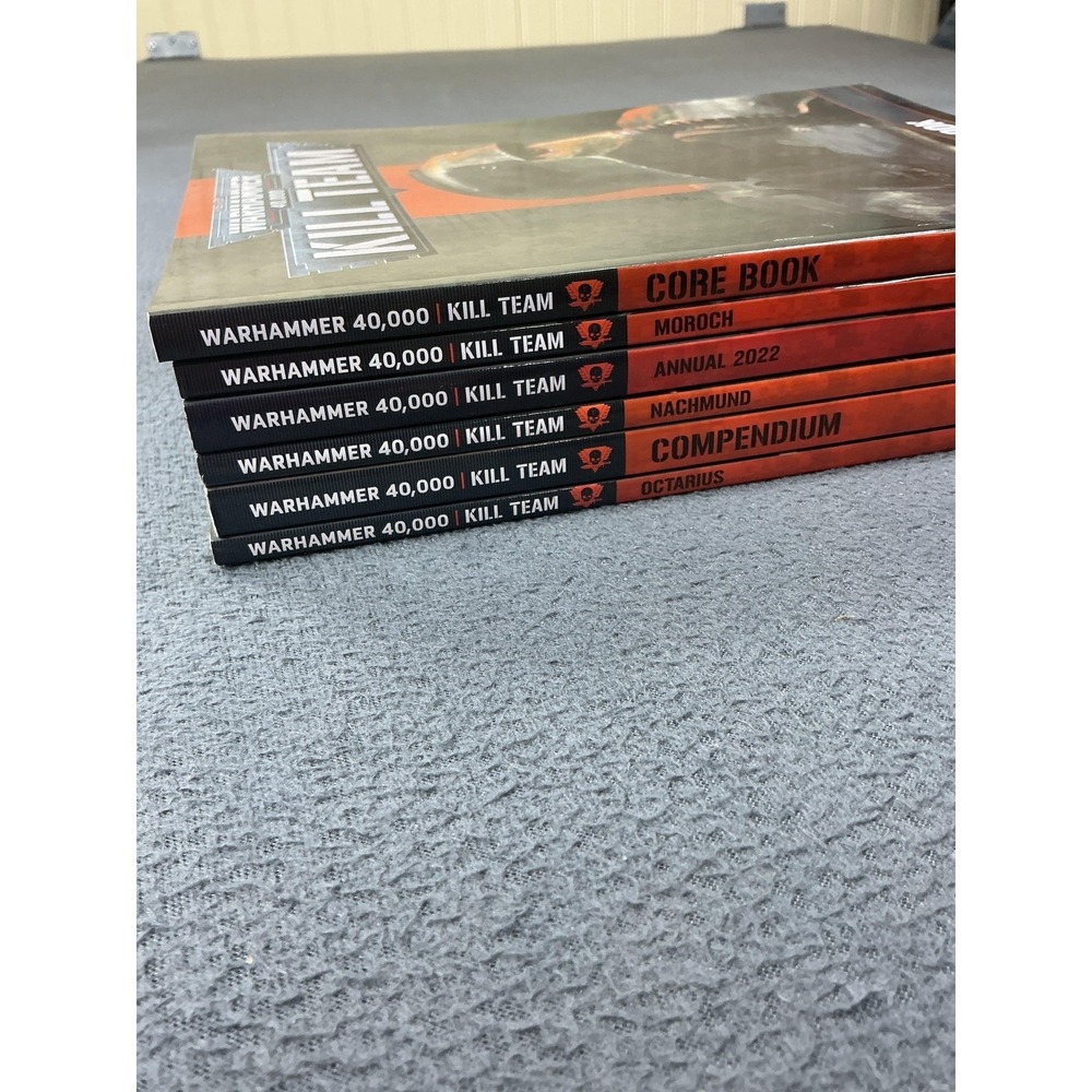 Games Workshop Warhammer 40K Kill Team Books Lot Core Moroch Nachmund Octarius